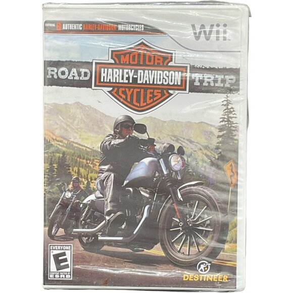 Harley-Davidson Road Trip Wii Game Authentic Motorcycles Adventure E10+ Destinee - Picture 1 of 2